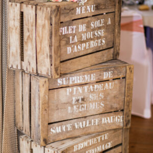 menu de mariage / decoration de mariage Normandie