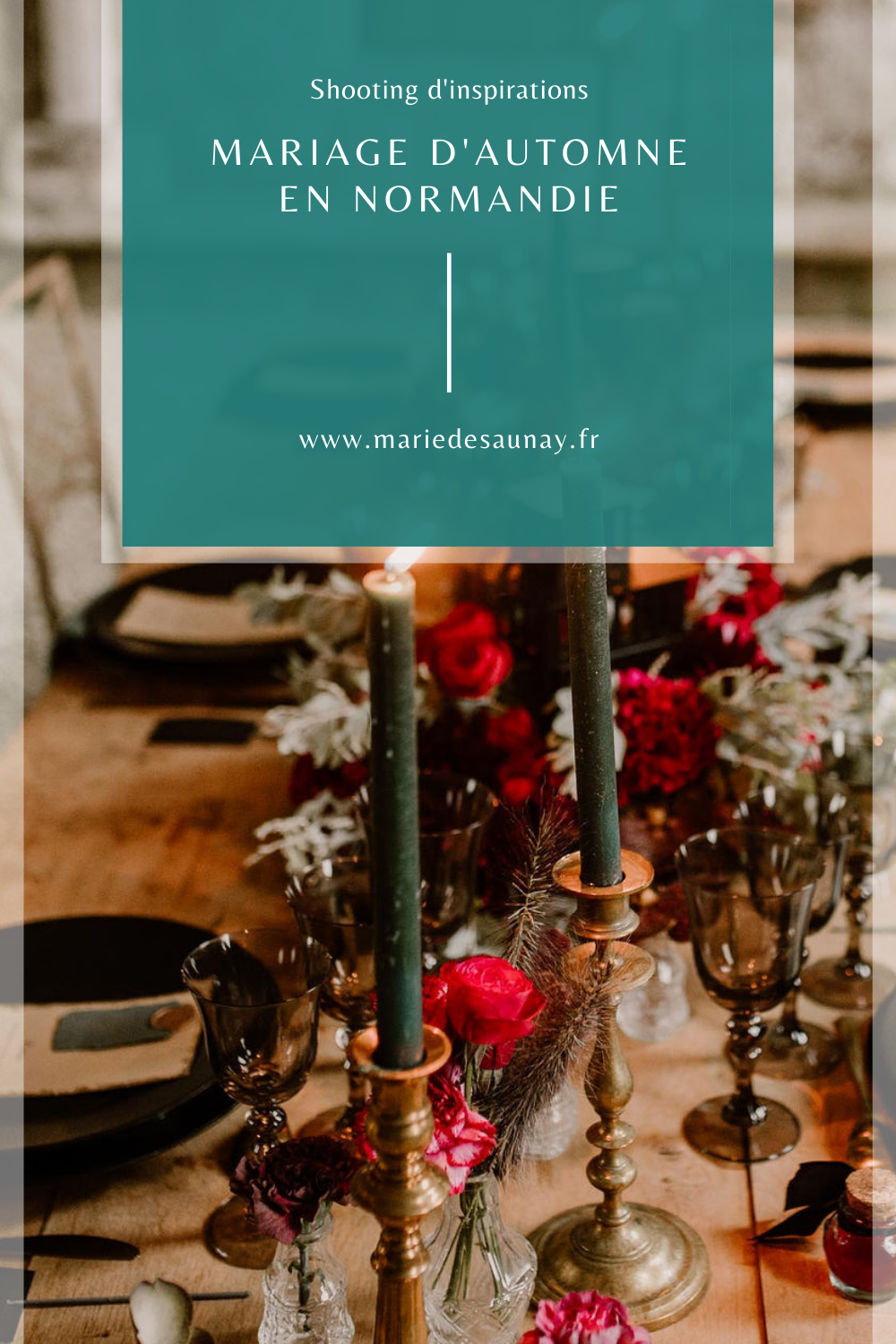 Inspiration : Mariage d&rsquo;automne en Normandie