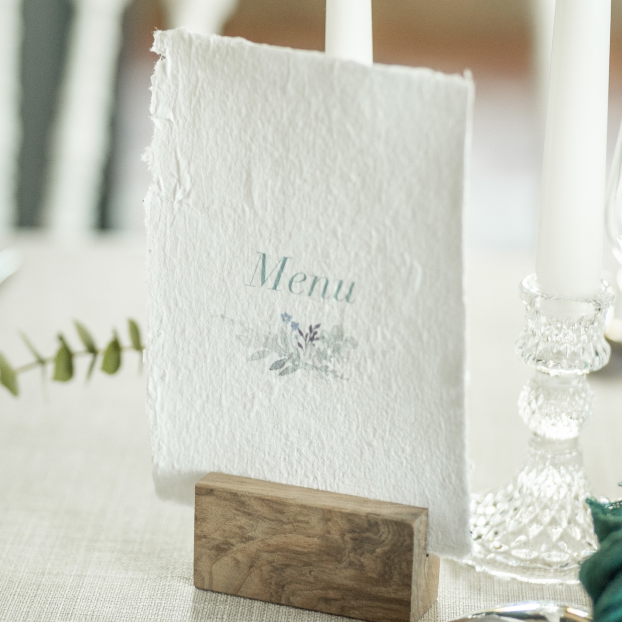 Mariage porte menu