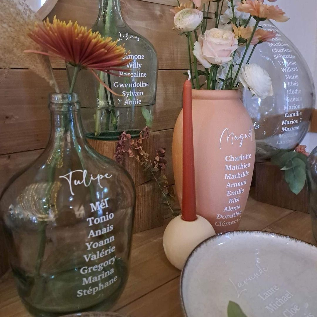 vase verre vert