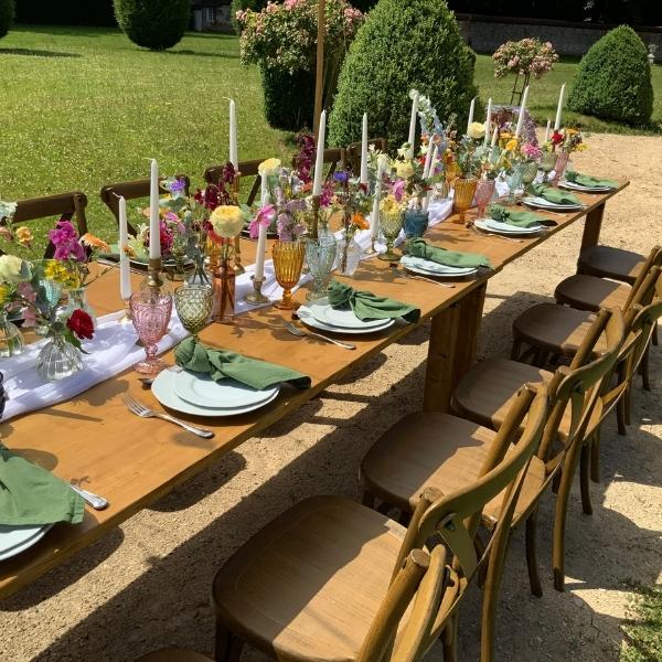 Location de matériel déco pour les mariages - Mobilier