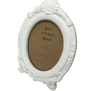 Cadre ovale mariage baroque