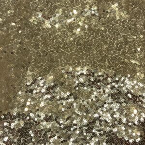 Coussin sequin doré