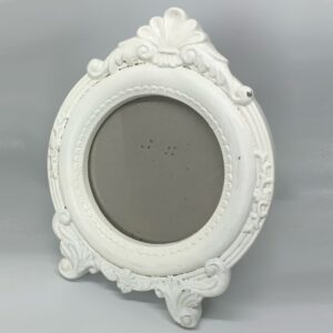 Cadre rond baroque mariage