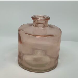 Vase verre rose mariage
