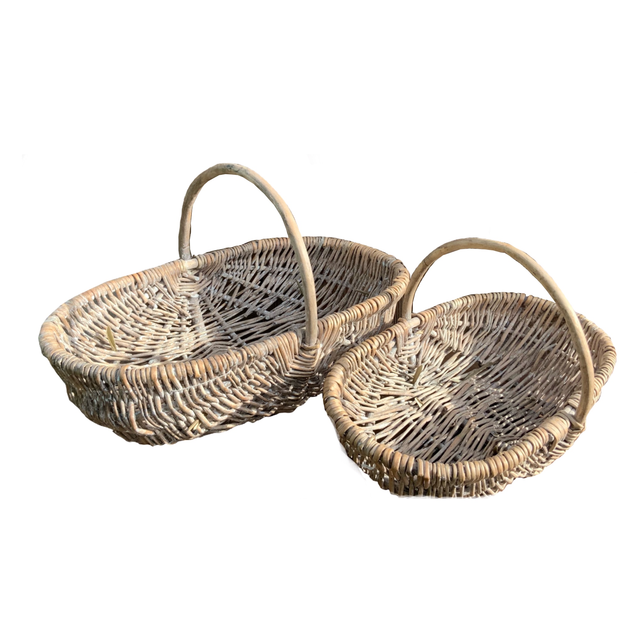Panier osier deco mariage
