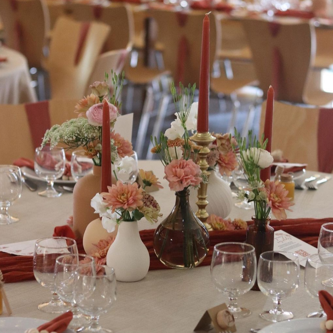 déco table terracotta