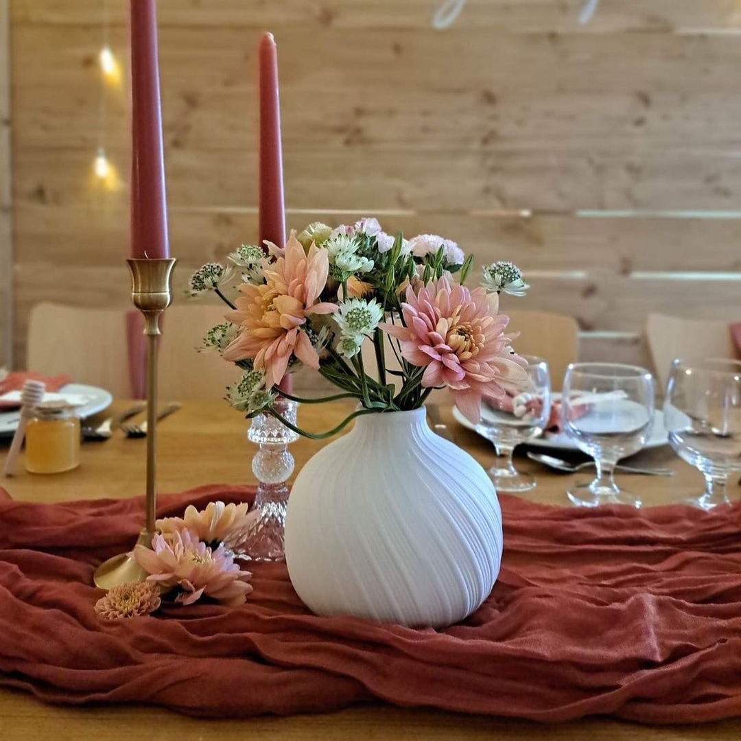 déco table terracotta