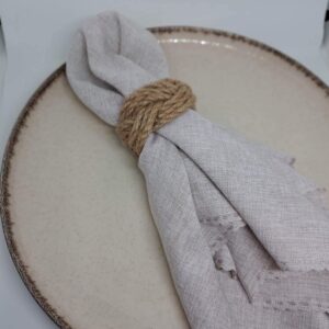 Serviette en lin en location deco de mariage