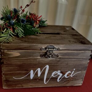 Location urne mariage. Urne en bois deco mariage location normandie