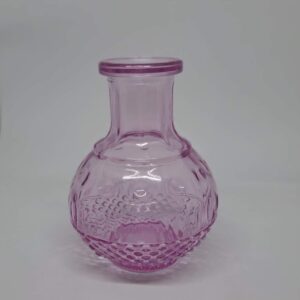 Location soliflore vase rose en verre