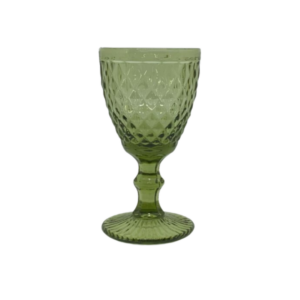 Verres verts à pied