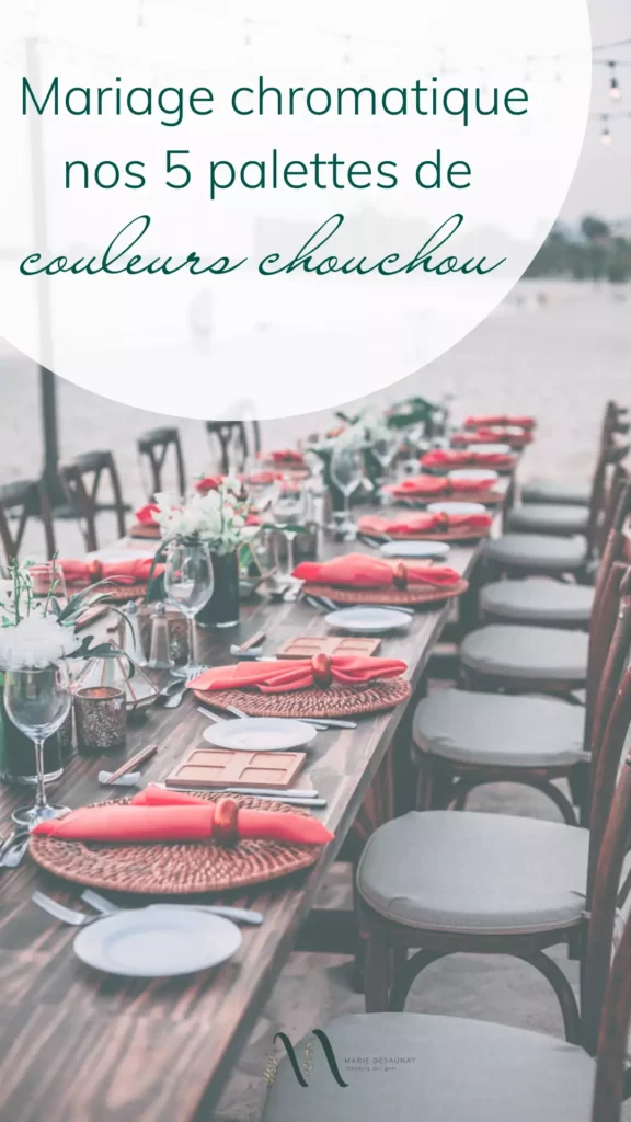 mariage chromatique rose violine