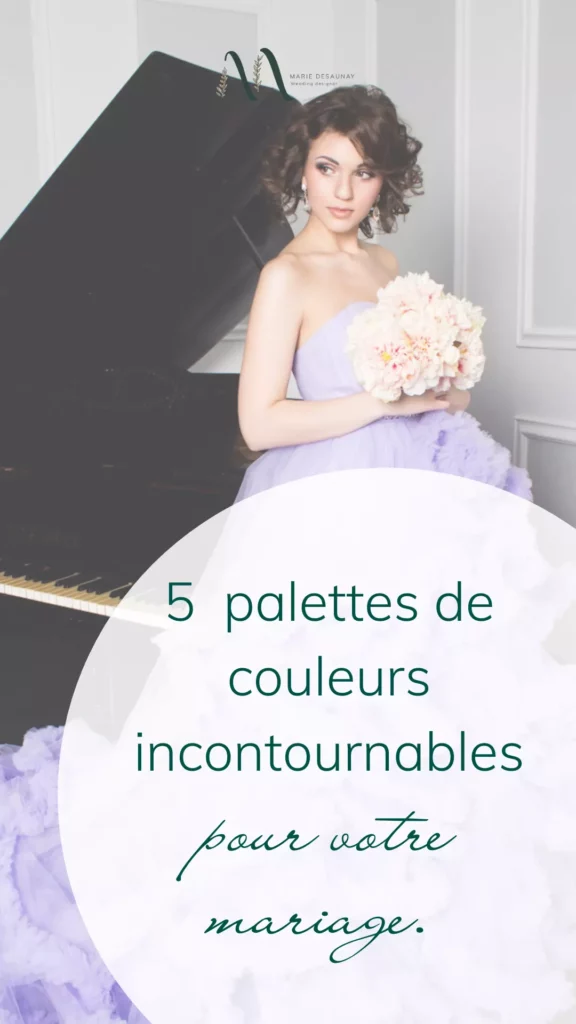 mariage chromatique rose violine