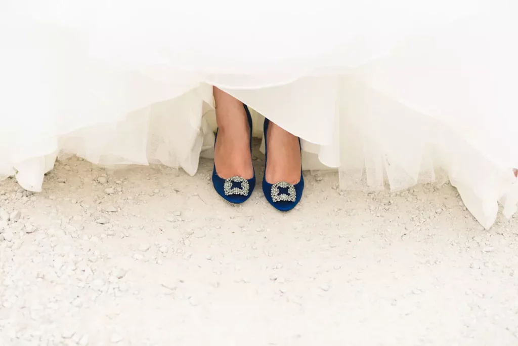 mariage chromatique bleu
