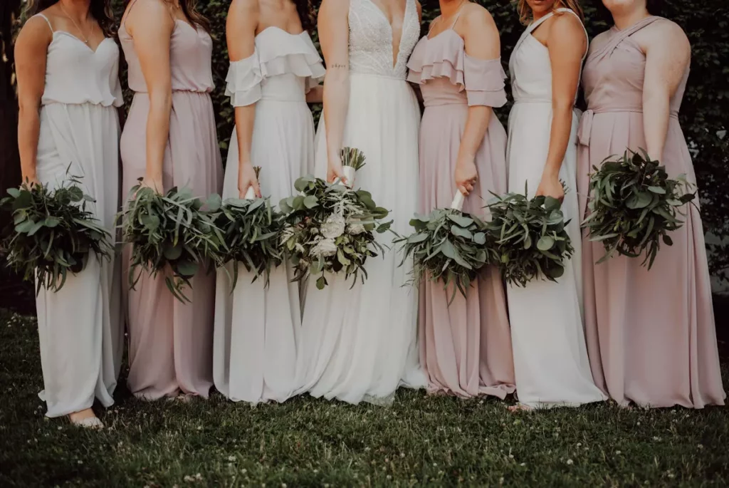 mariage chromatique rose violine