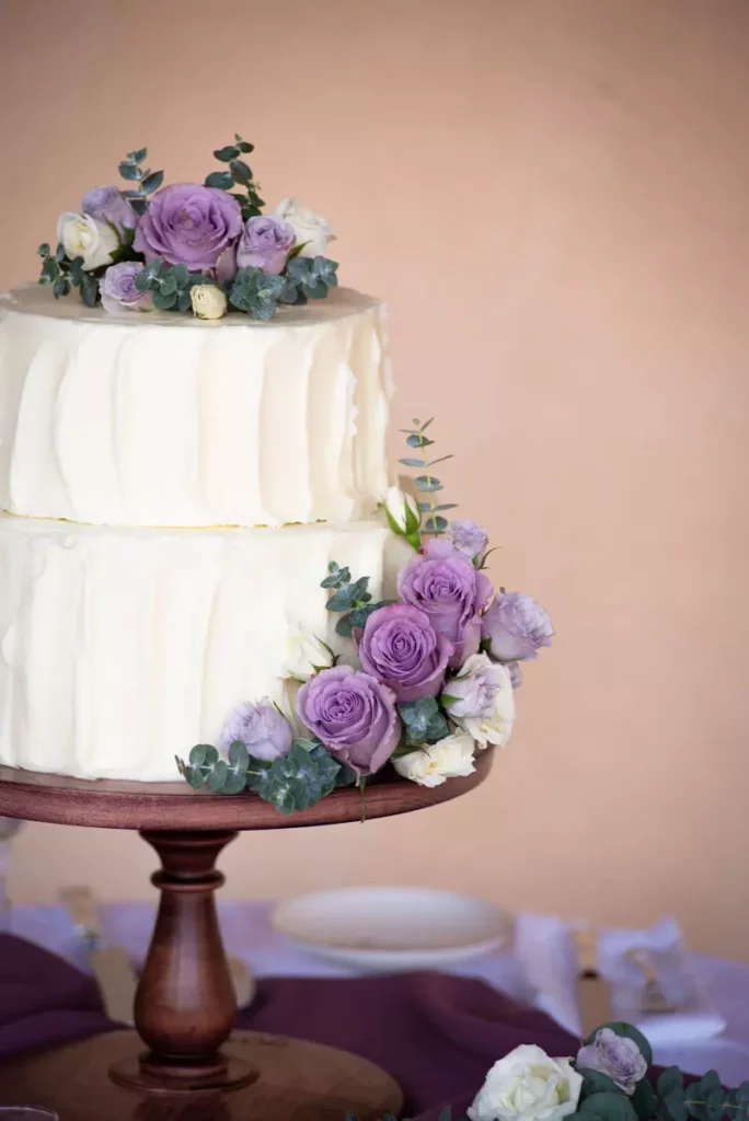 mariage chromatique rose violine