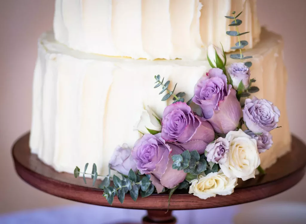 mariage chromatique rose violine