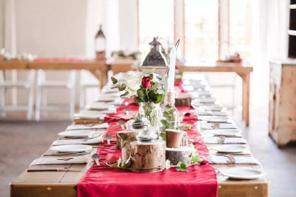 mariage chromatique rouge