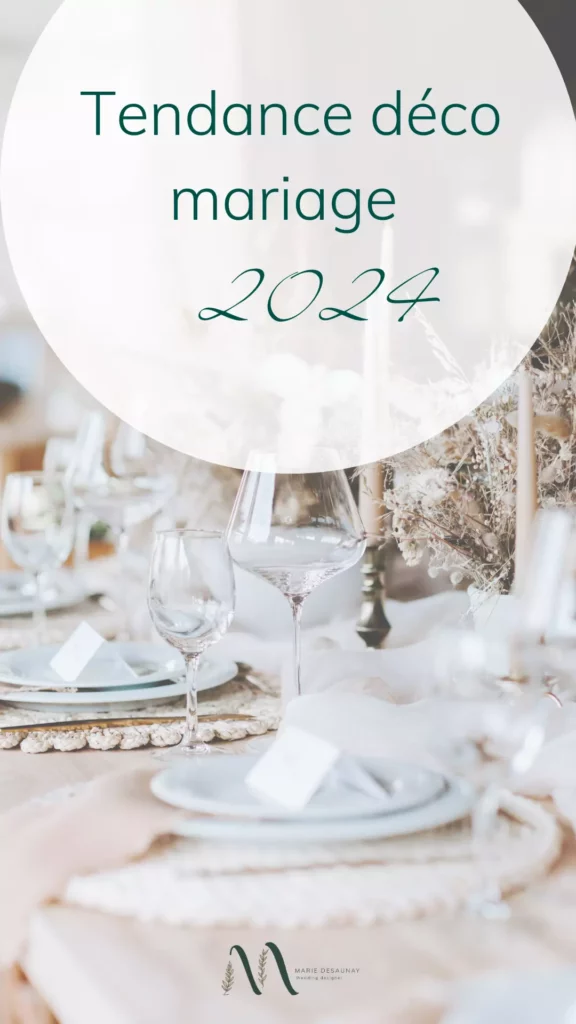 Tendances déco mariage