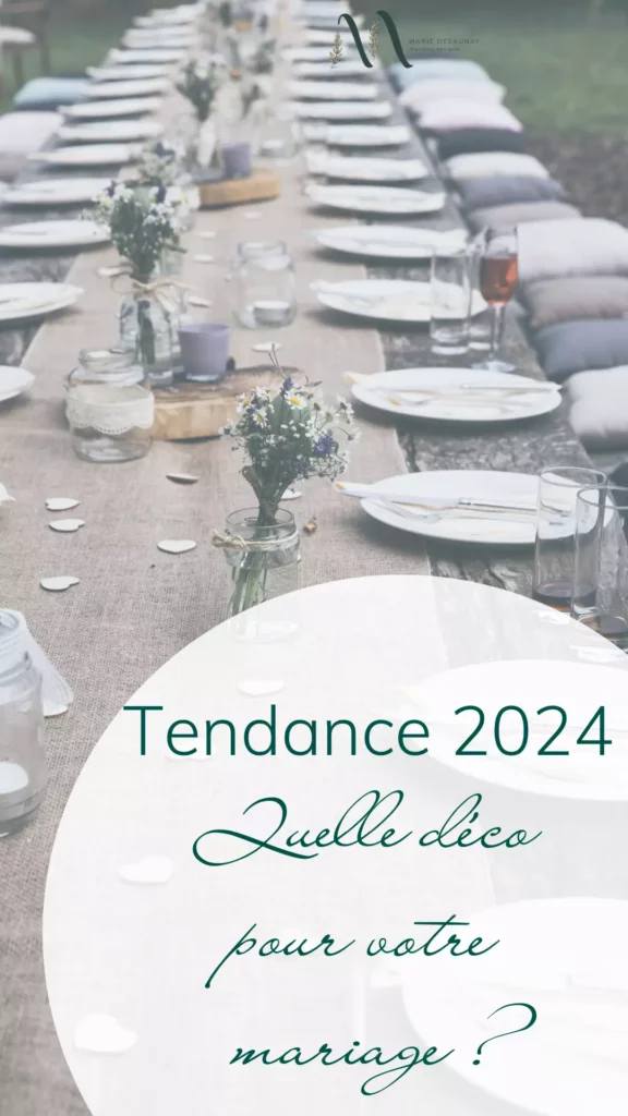 Tendances déco mariage