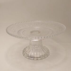 soucoupe sur pied verre