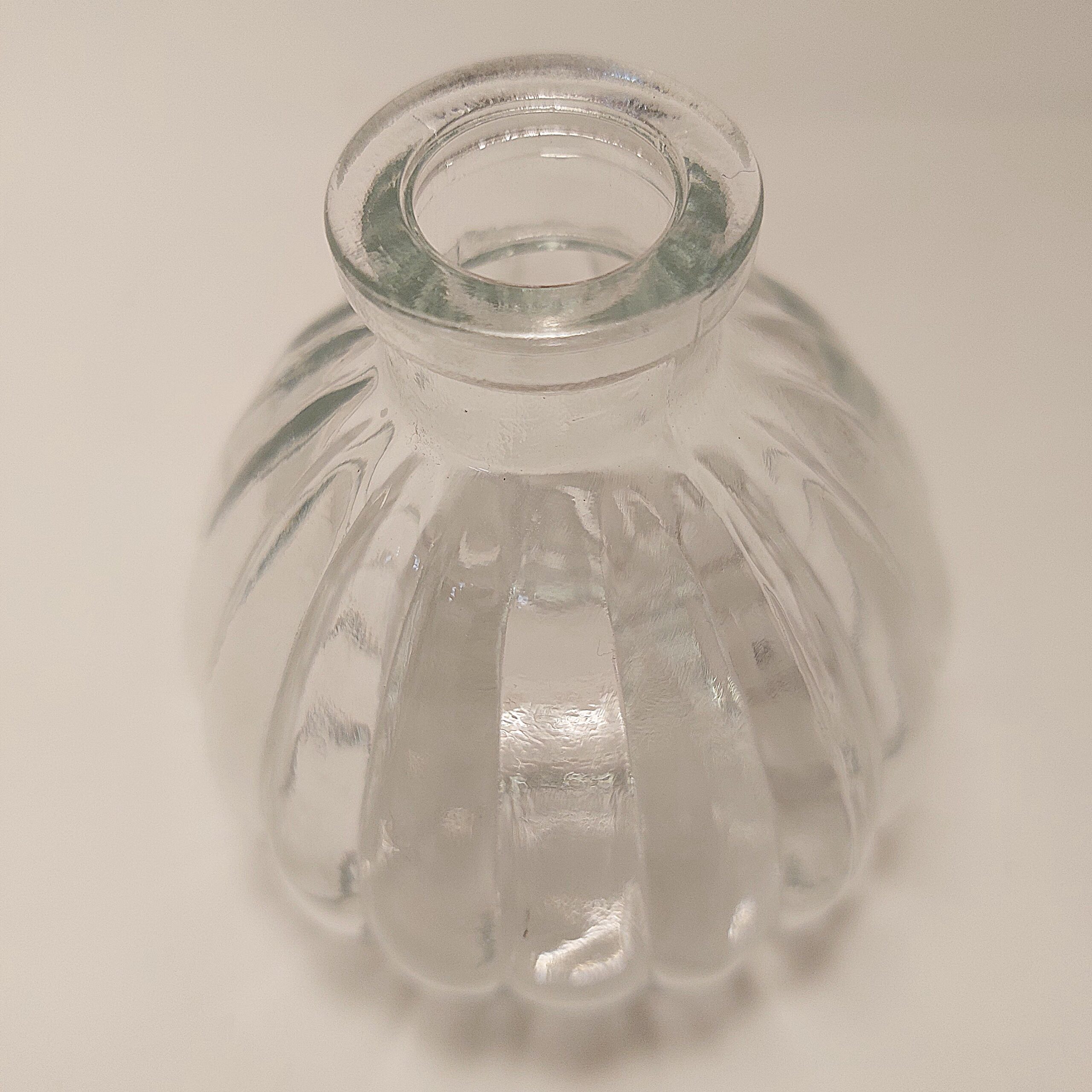 vase verre transparent