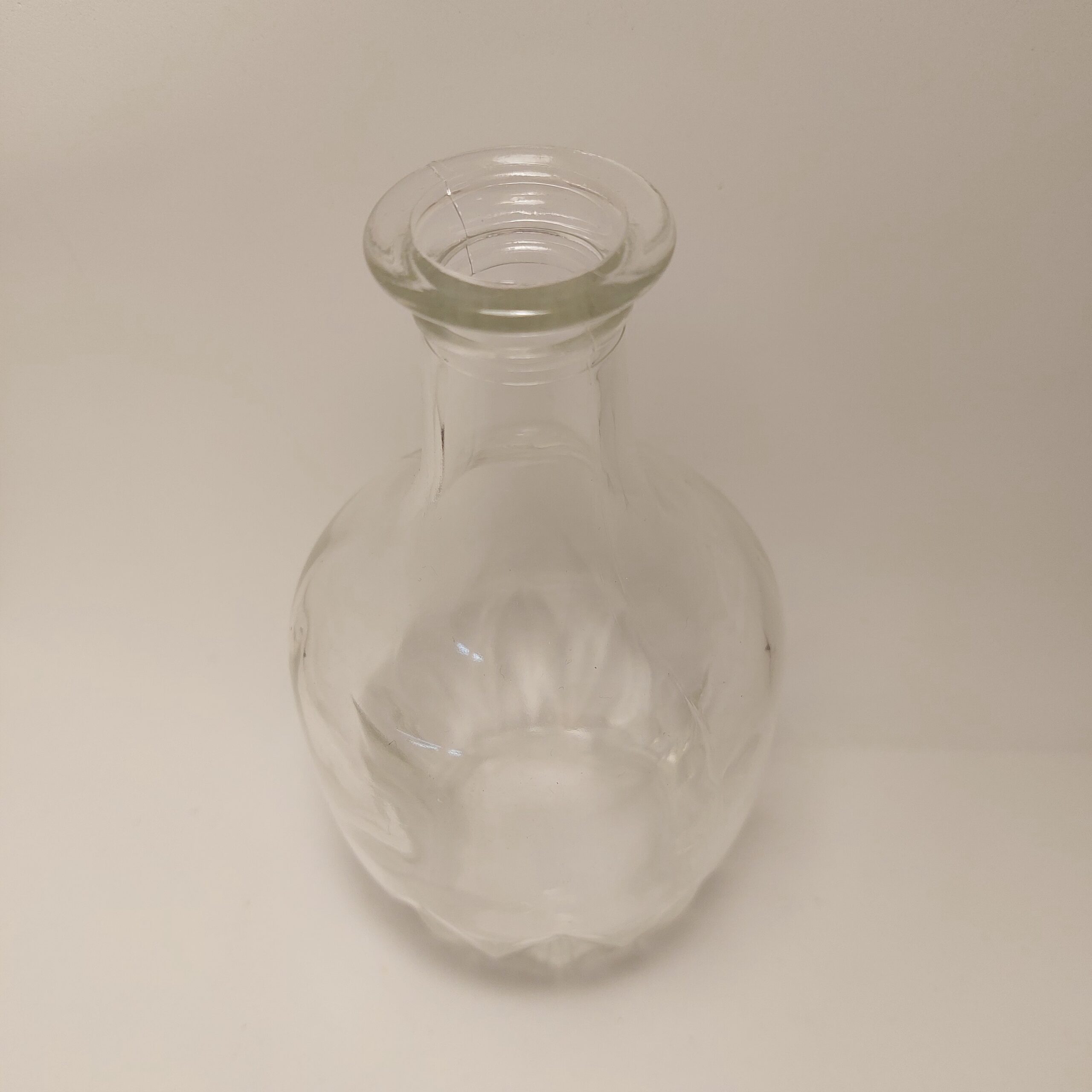 vase verre transparent