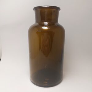 vase marron ambré