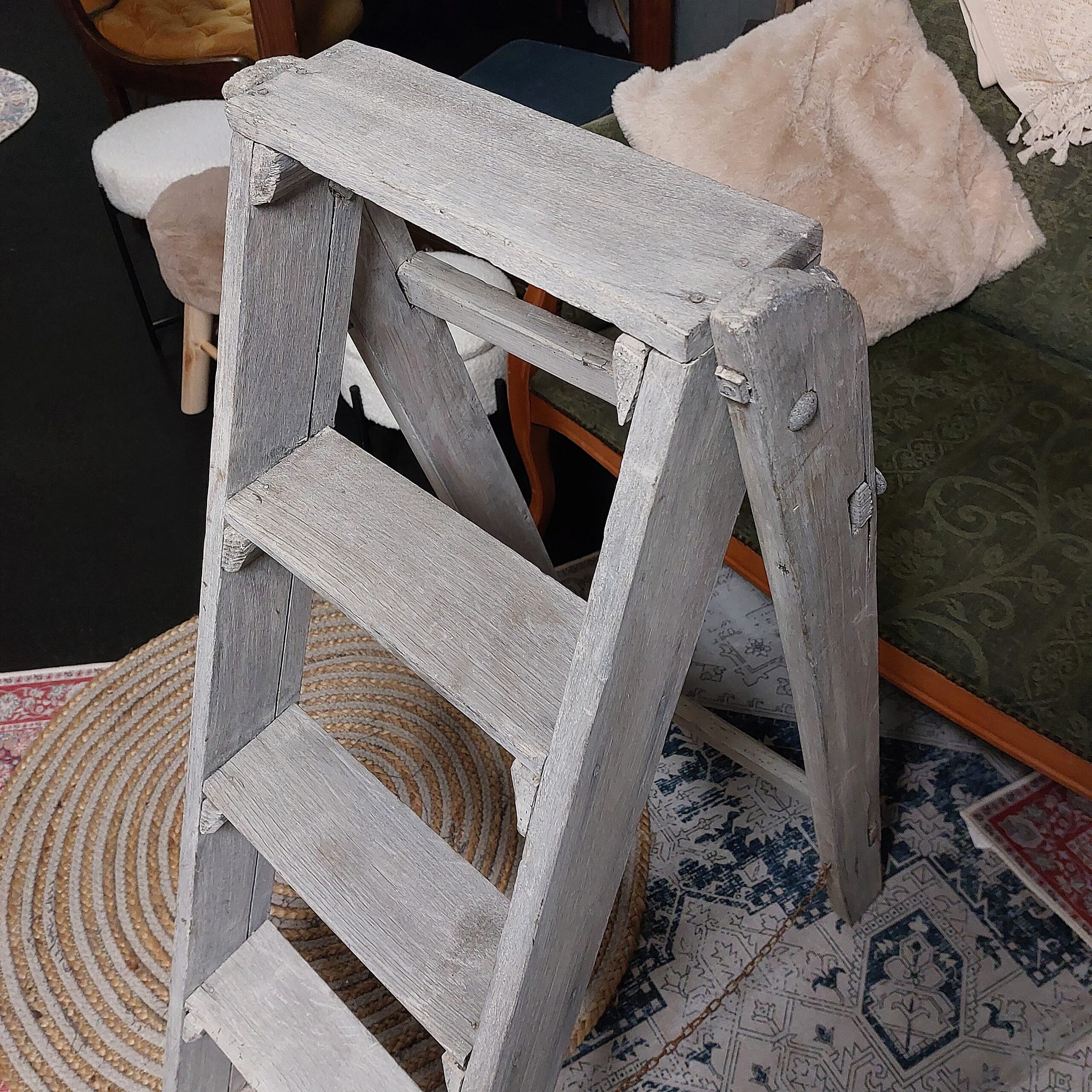 escabeau bois déco