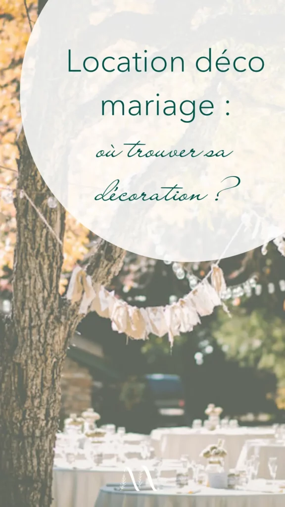 trouver sa location déco mariage
