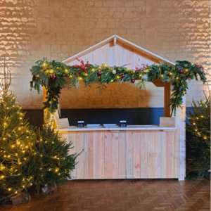Location chalet déco mariage ou événement ou marché de Noël en Normandie