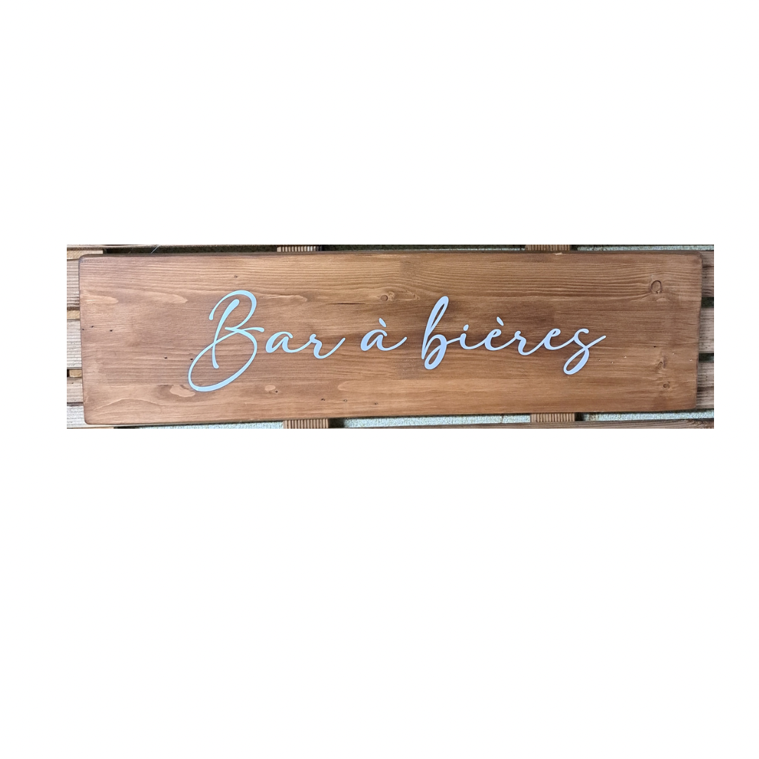 Panneau bar à bières