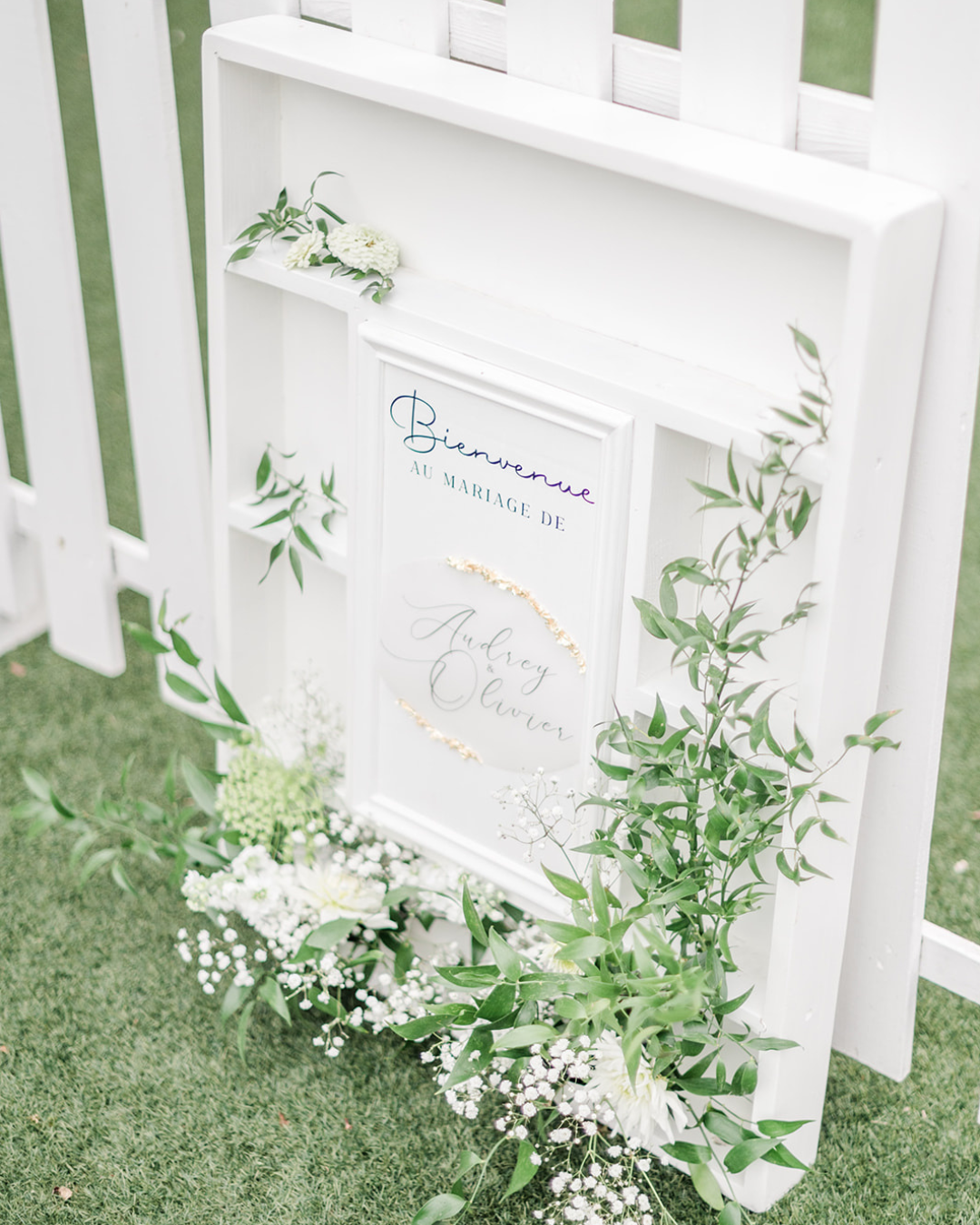Panneau accueil mariage
