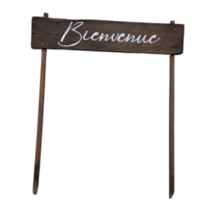 Panneau bienvenue à louer
