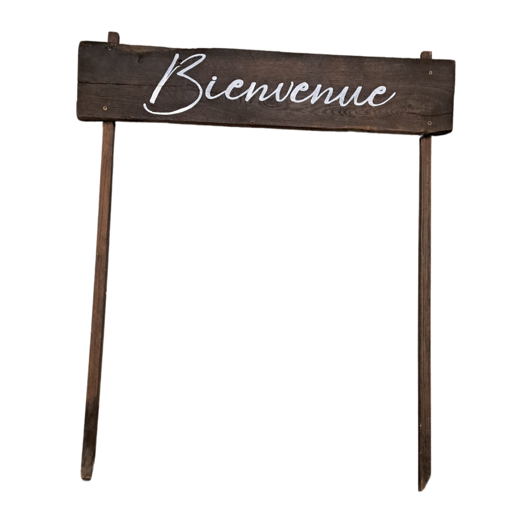 Panneau bienvenue à louer
