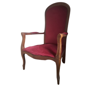 Fauteuil velours en location
