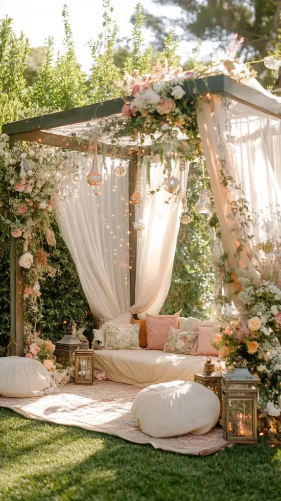 décoration mariage en extérieur