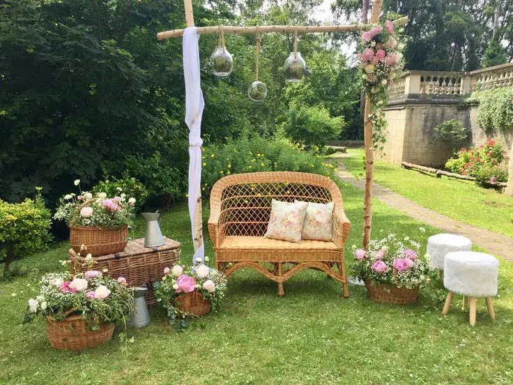 décoration mariage en extérieur