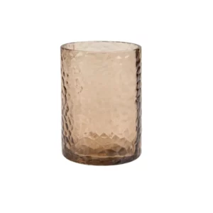 photophore ambré en verre mariage centre table location Normandie