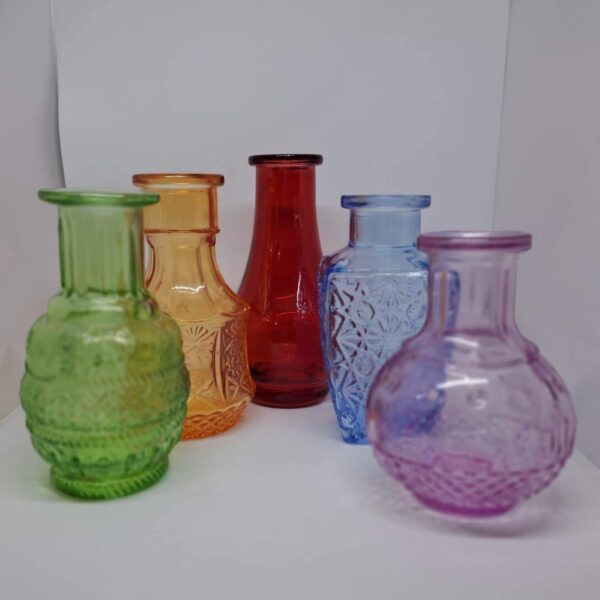 Location soliflore vase colores en verre