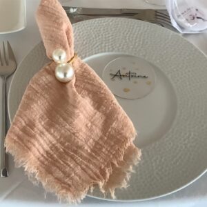 Rond de serviette en location décoration de mariage