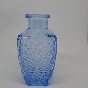 Location soliflore vase bleu en verre