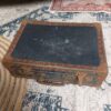 valise ancienne vintage bleu