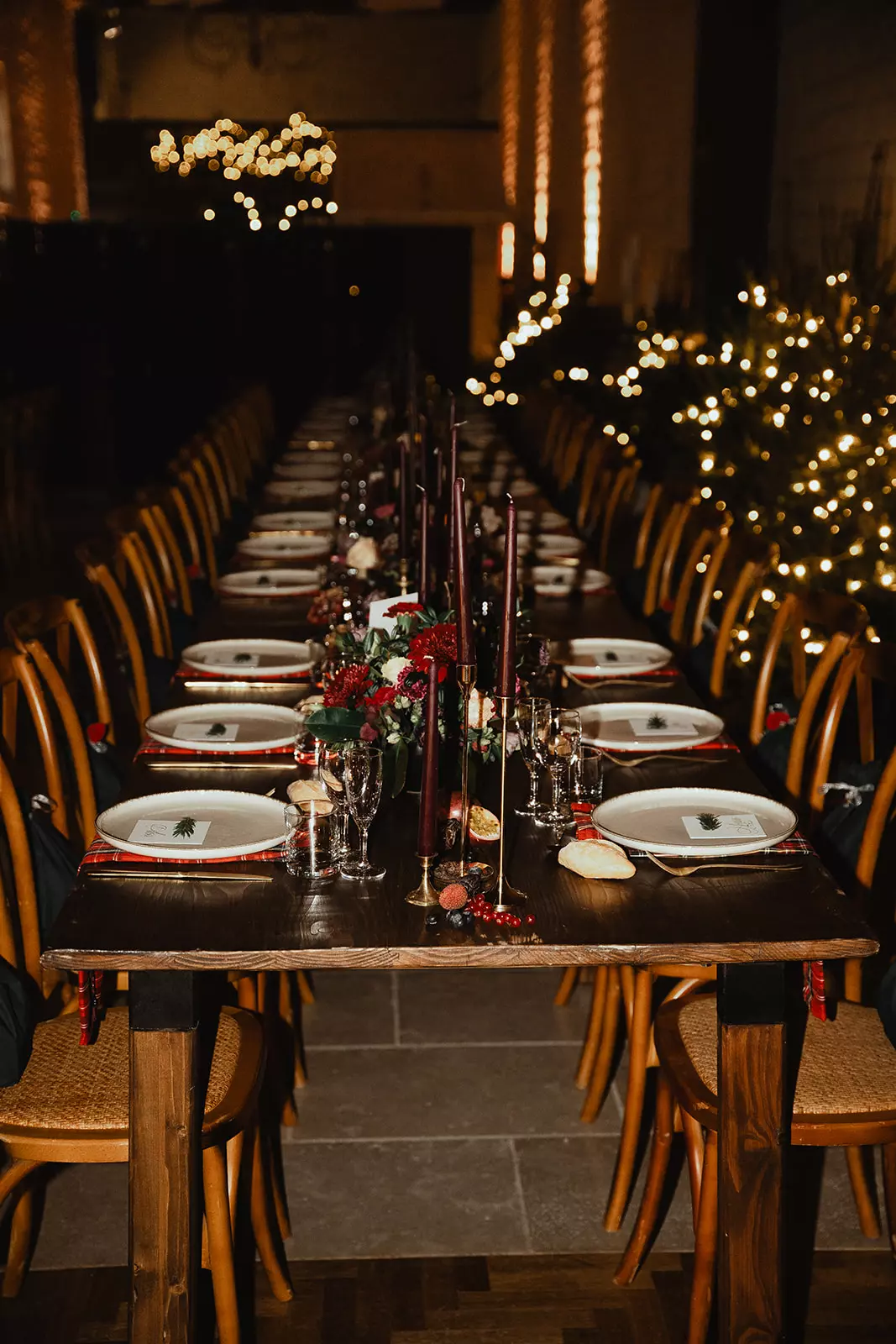 décoration de mariages en normandie, mariage de noel au domaine de la cour des lys, calvados