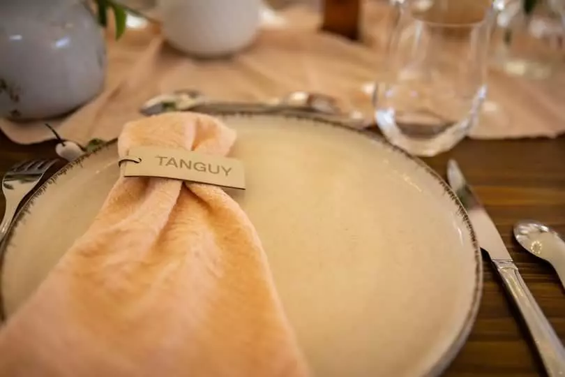 serviette de table en location pour un mariage original en normandie