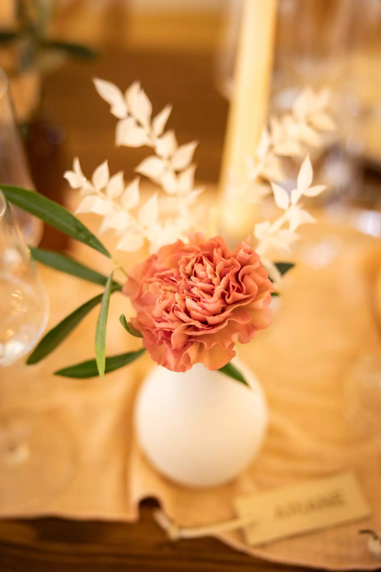 photos de mariage soliflore centre de table