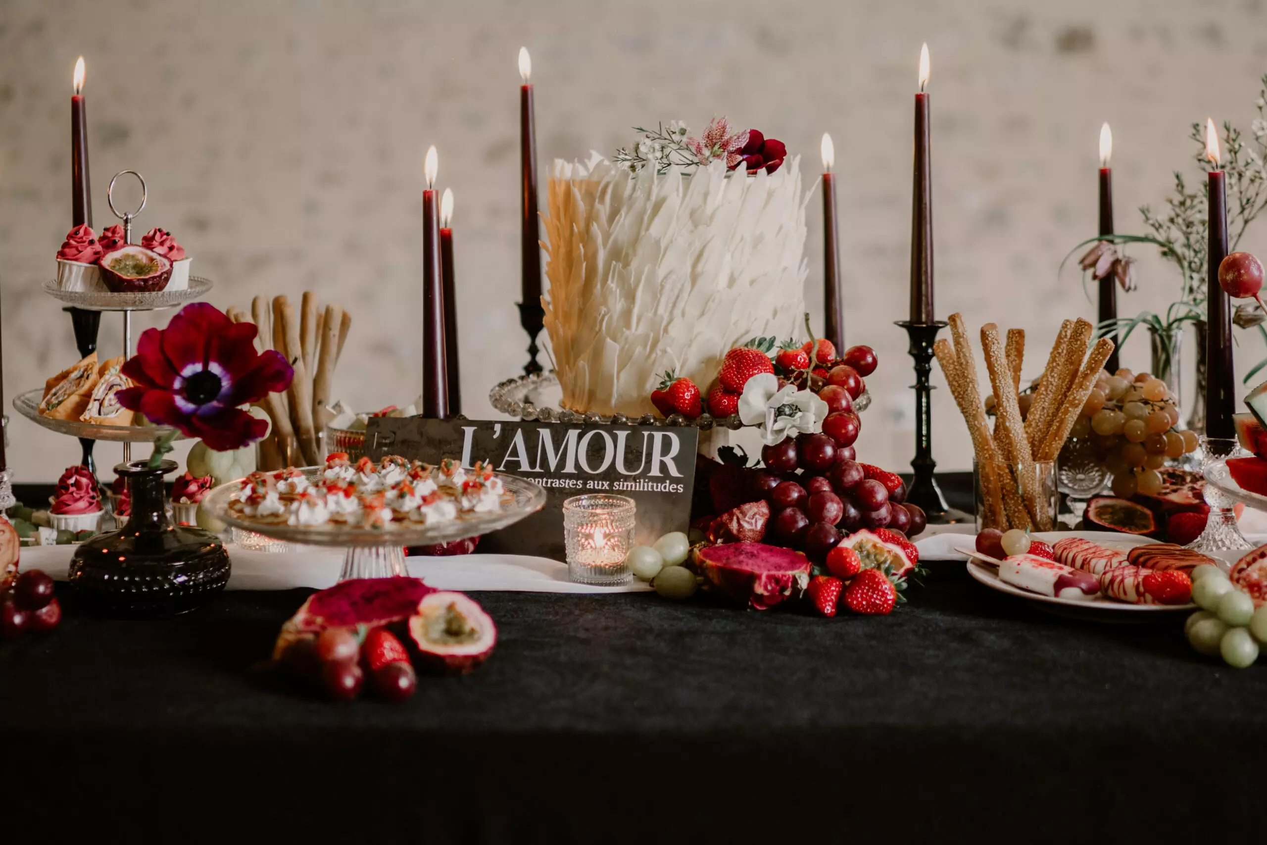 photos de mariage table de gourmandises wedding designer normandie