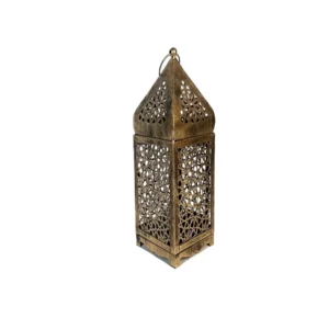 Lanterne Fulbert, 30 cm, base rectangle ajourée, location pour mariage en Normandie