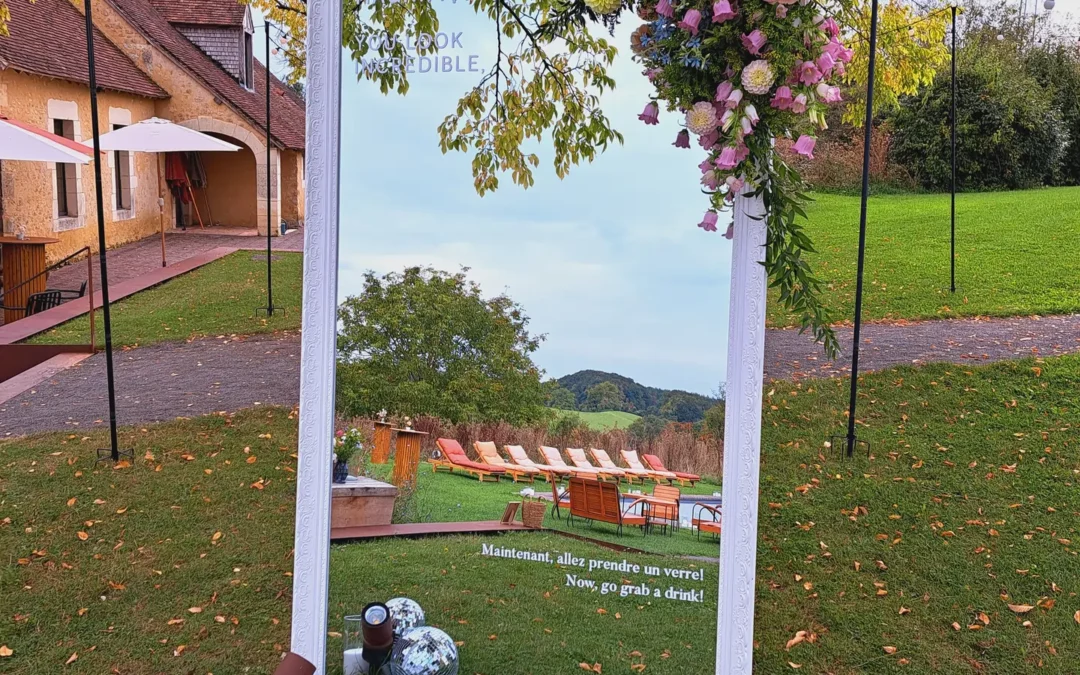 Location de miroirs pour mariage en Normandie